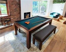 Signature Chester Walnut Pool Dining Table: 6ft, 7ft